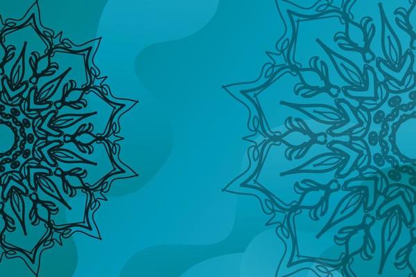 Beautiful vector hand drawn indian ornament mandala on background style.