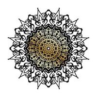 Vector round abstract circle. Luxury Mandala style.