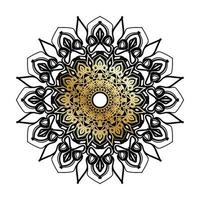 Vector round abstract circle. Luxury Mandala style.