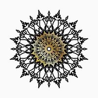 Vector round abstract circle. Luxury Mandala style.