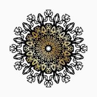 Vector round abstract circle. Luxury Mandala style.