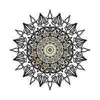 Vector round abstract circle. Luxury Mandala style.