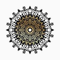 Vector round abstract circle. Luxury Mandala style.