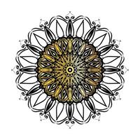 Vector round abstract circle. Luxury Mandala style.