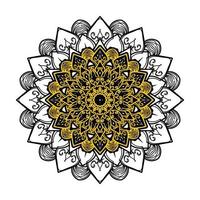 Vector round abstract circle. Luxury Mandala style.