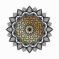 Vector round abstract circle. Luxury Mandala style.