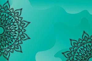 Beautiful vector hand drawn indian ornament mandala on background style.