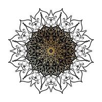 Vector round abstract circle. Luxury Mandala style.