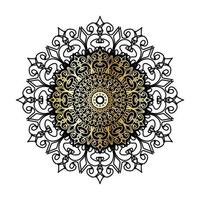 Vector round abstract circle. Luxury Mandala style.