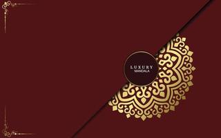 Luxury ornamental mandala background with arabic islamic east pattern style vector