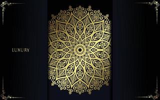 Luxury ornamental mandala background with arabic islamic east pattern style vector