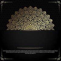 Luxury ornamental mandala background with arabic islamic east pattern style vector