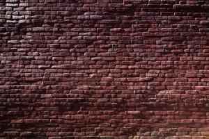 Old Red Brick Wall photo