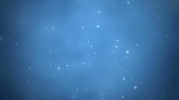 Magical and Fairy Blue Snowy Background