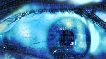 Human eye and binary codes video