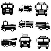 Fire truck icon vector illustration