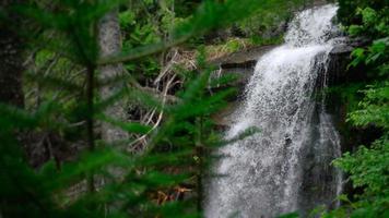 Slow Motion Calm Fresh Water Waterfalls