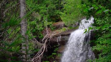 Slow Motion Calm Fresh Water Waterfalls