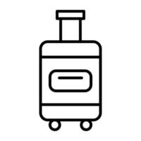 Luggage Line Icon vector