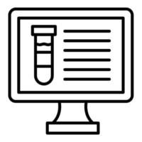 Computer Science Line Icon vector