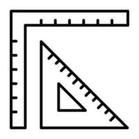 Ruler Line Icon vector