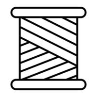 Spool Line Icon vector