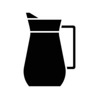 Jug Glyph Icon vector