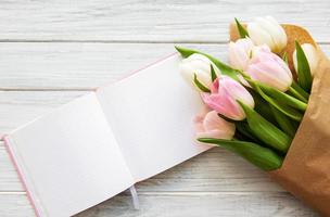 espacio de trabajo de blogger o autónomo foto