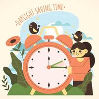 Daylight Saving Day vector