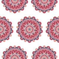 Mandala Seamless Pattern vector