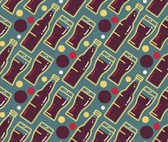 Oktoberfest Seamless Pattern vector