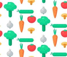 Fresh Vegetable Salad vector