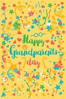 Happy Grandparents Day vector