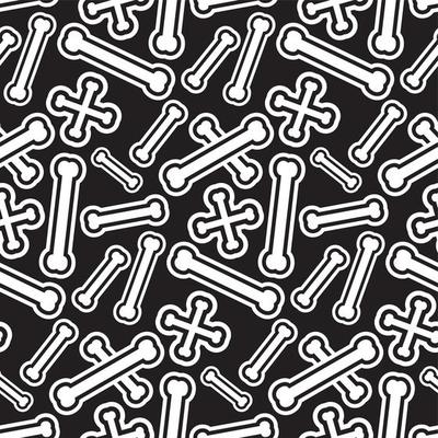 Happy Halloween Seamless Pattern. Scary and horror background