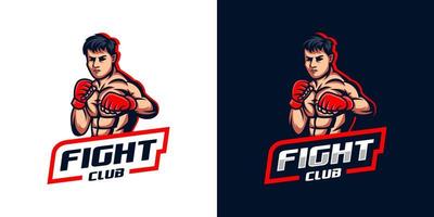 fight club logo vector