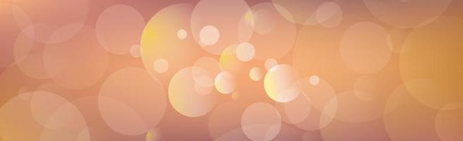 Abstract multicolored blurred bokeh on red background - Vector