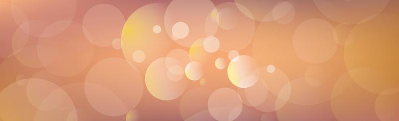 Abstract multicolored blurred bokeh on red background - Vector