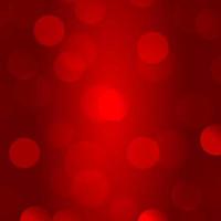 Abstract multicolored blurred bokeh on red background - Vector