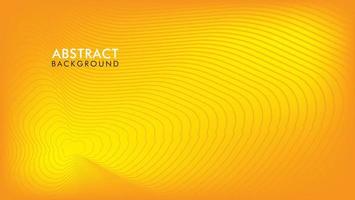 Orange-Yellow vector background with bent lines. A circumflex abstract illustration with gradient. Best design for your business