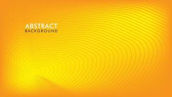 Orange-Yellow vector background with bent lines. A circumflex abstract illustration with gradient. Best design for your business