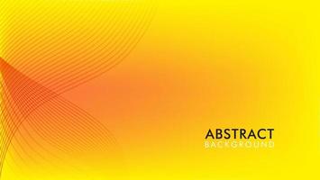 Orange-Yellow vector background with Abstract Modern Lines pattern waves design. Best design for your business