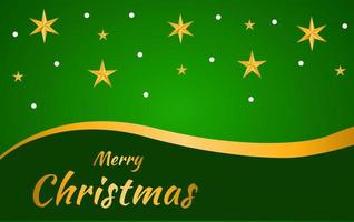 green color merry christmas background design. design for horizontal banner template. vector