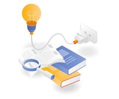 símbolo de mucha información de los libros de texto vector