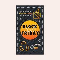 black friday template creative vector