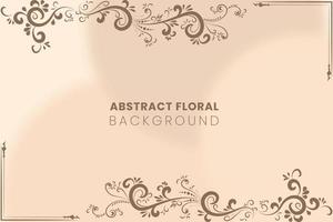 background floral art creative hand drawn vector