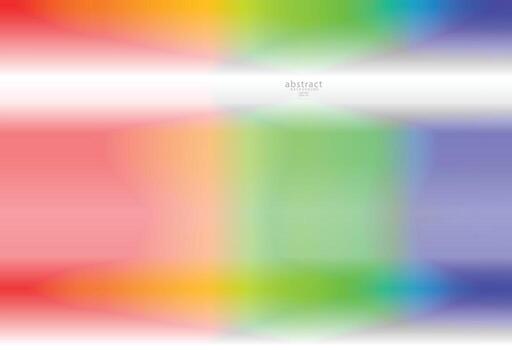 Abstract blurred gradient mesh background bright rainbow colors. Colorful smooth soft banner template. Creative vibrant vector illustration