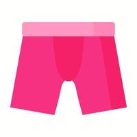 calzoncillos boxer rosa para hombre. concepto de moda vector