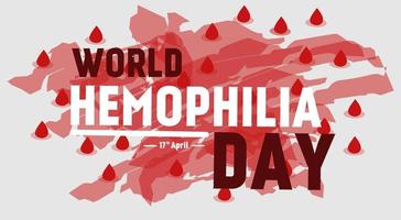 World Hemophilia day vector illustration