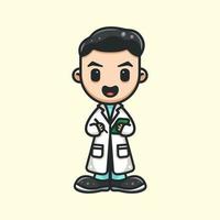 CUTE NURSE FOR CHARACTER  ICON  LOGO  STICKER AND ILLUSTRATION vector