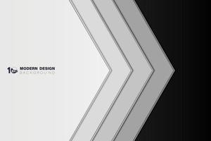 Abstract black and white contrast template of technology design background. illustration vector eps10